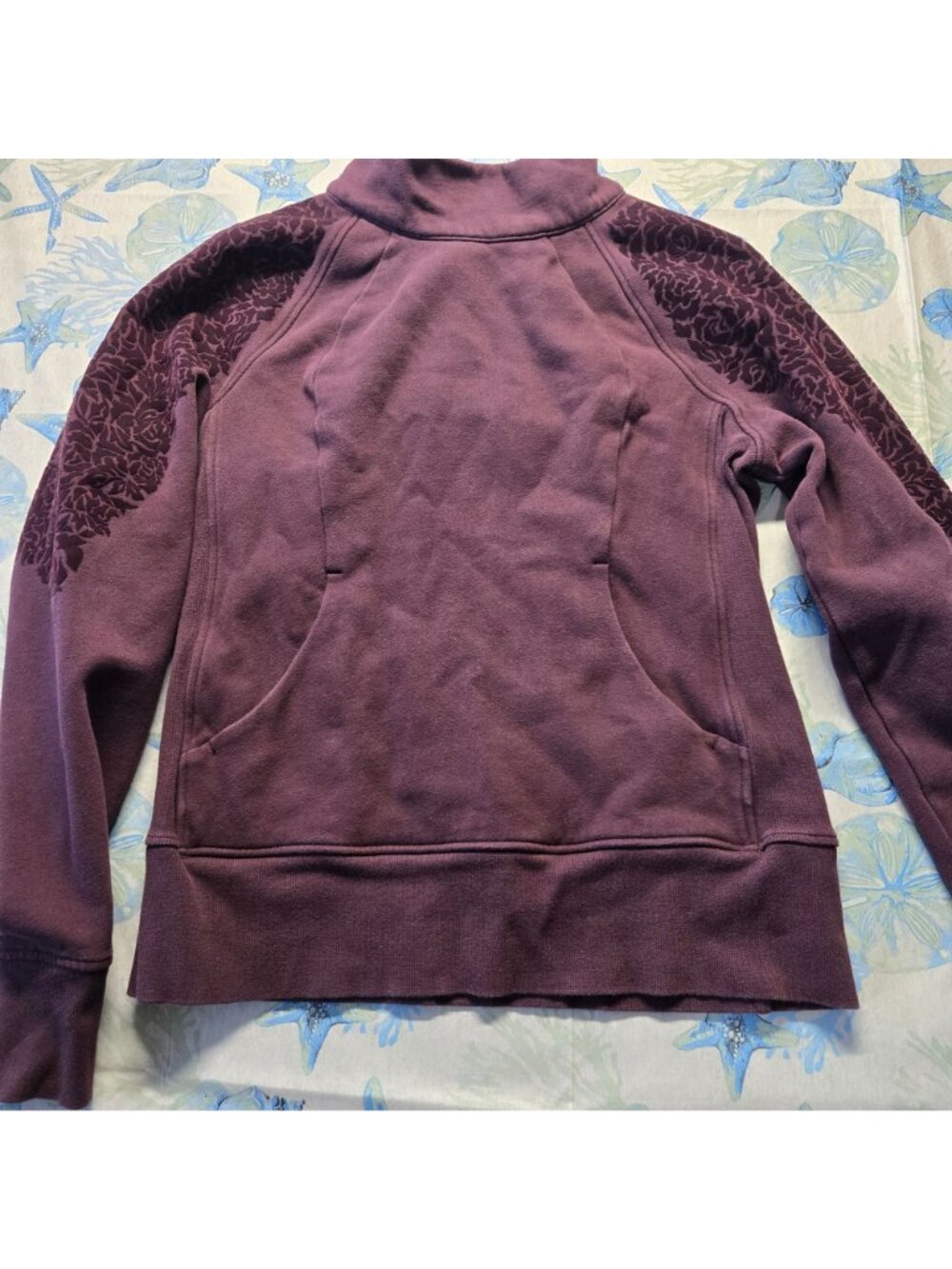 Lululemon Floral Flock Pullover Womens Sz 10 (SKU 26-0222) - Picture 2 of 8